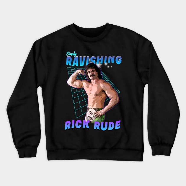 retro rick rude Crewneck Sweatshirt by RetroVania